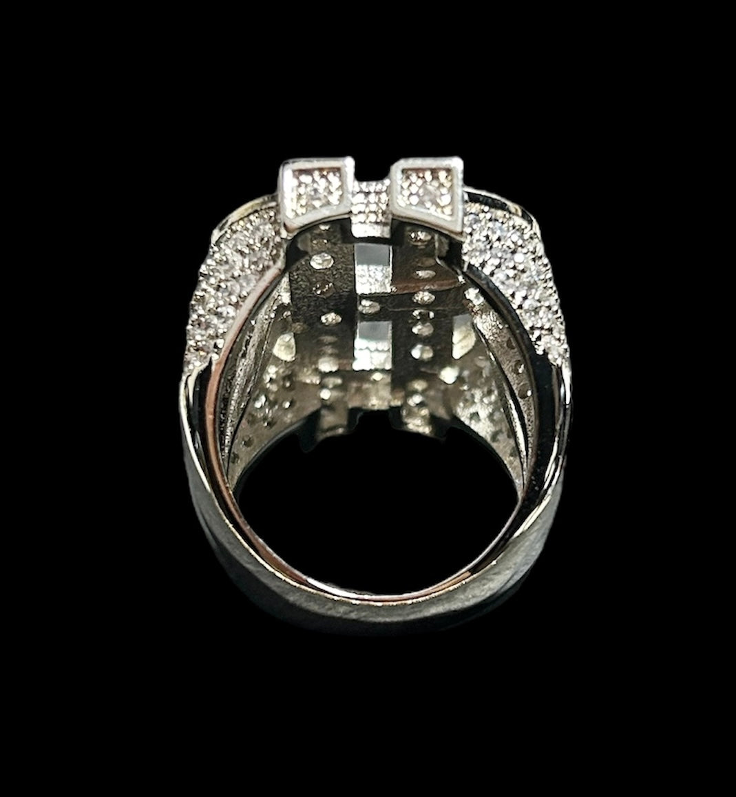 silver dollar ring