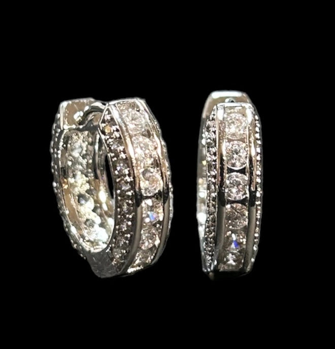 silver ring earrings