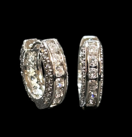silver ring earrings