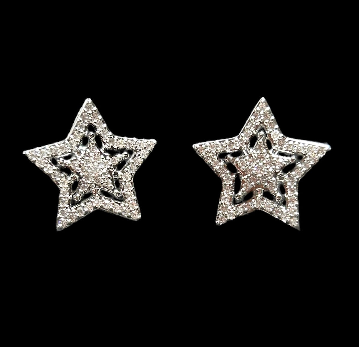 シルバー スター ピアス