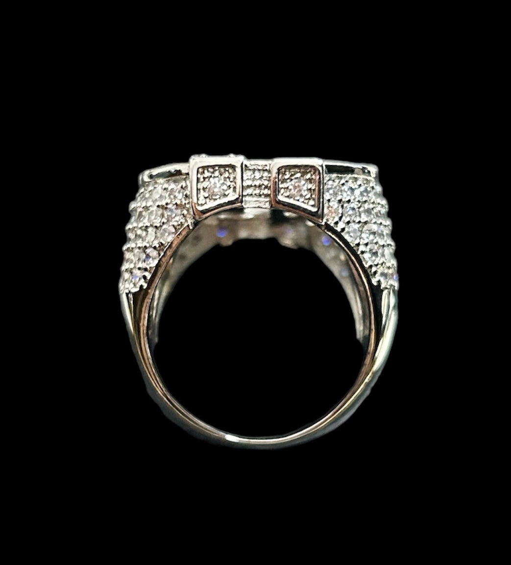 silver dollar ring