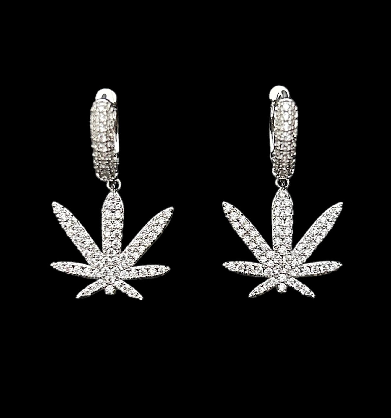 シルバー 葉っぱ ピアス