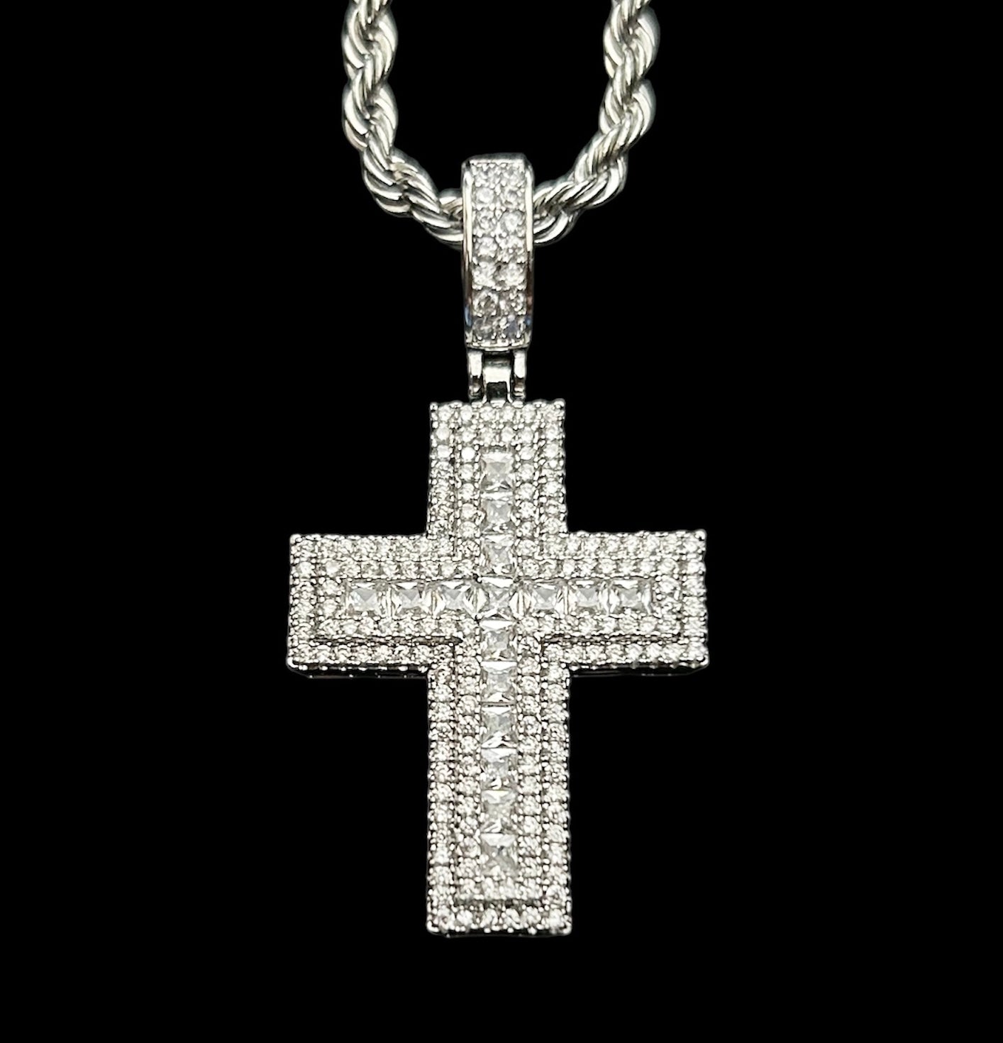 シルバー クロス ネックレス