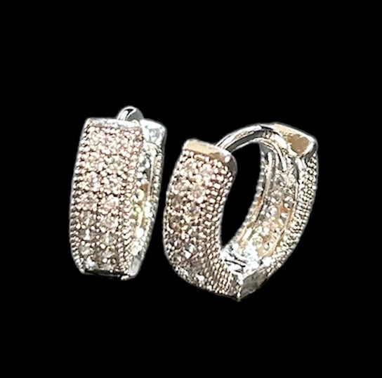 silver ring earrings