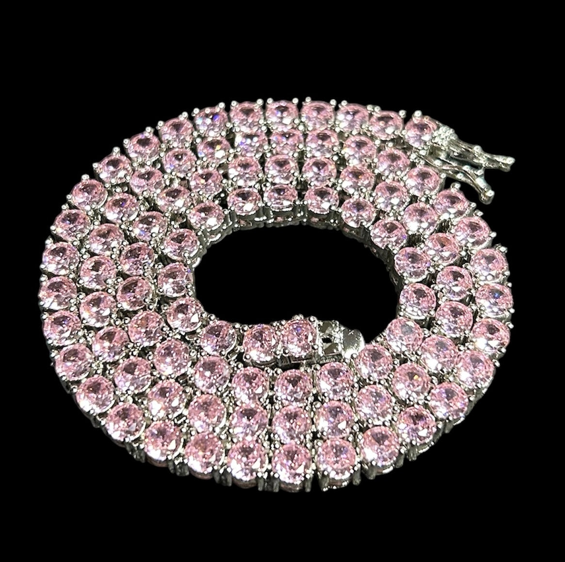 Pink Tennis Chain