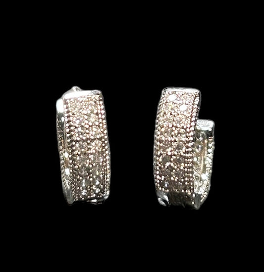 silver ring earrings