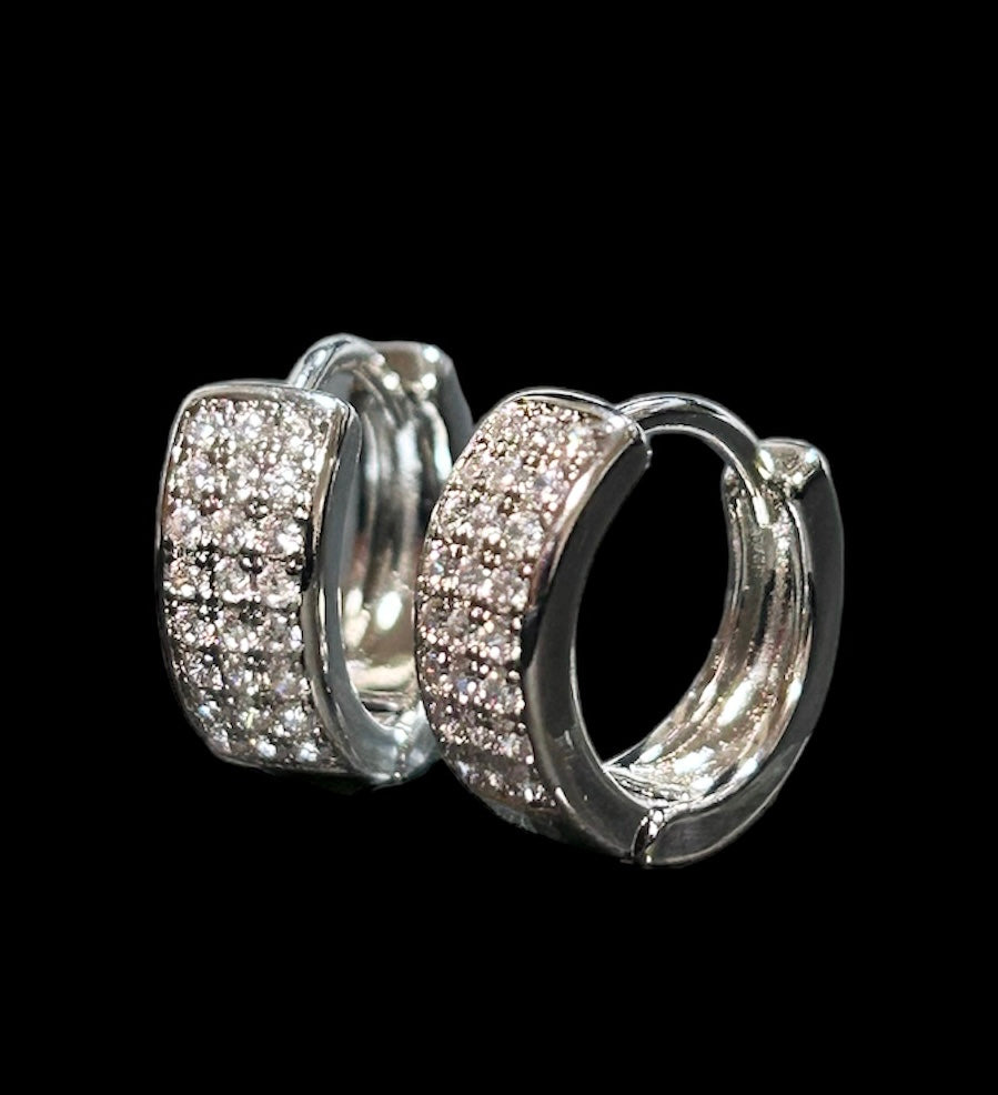 silver ring earrings