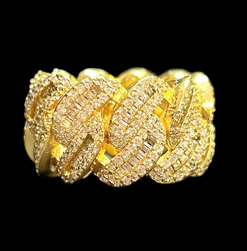 Silver Miami Cuban Ring