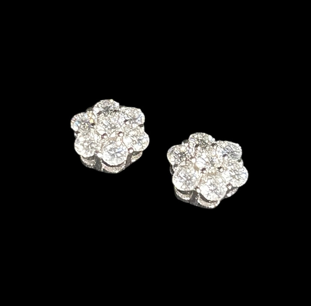 シルバー　サークル　ピアス