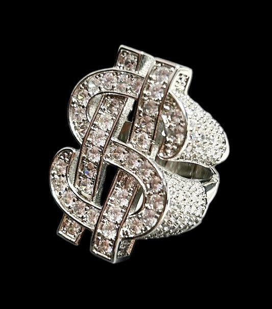 silver dollar ring