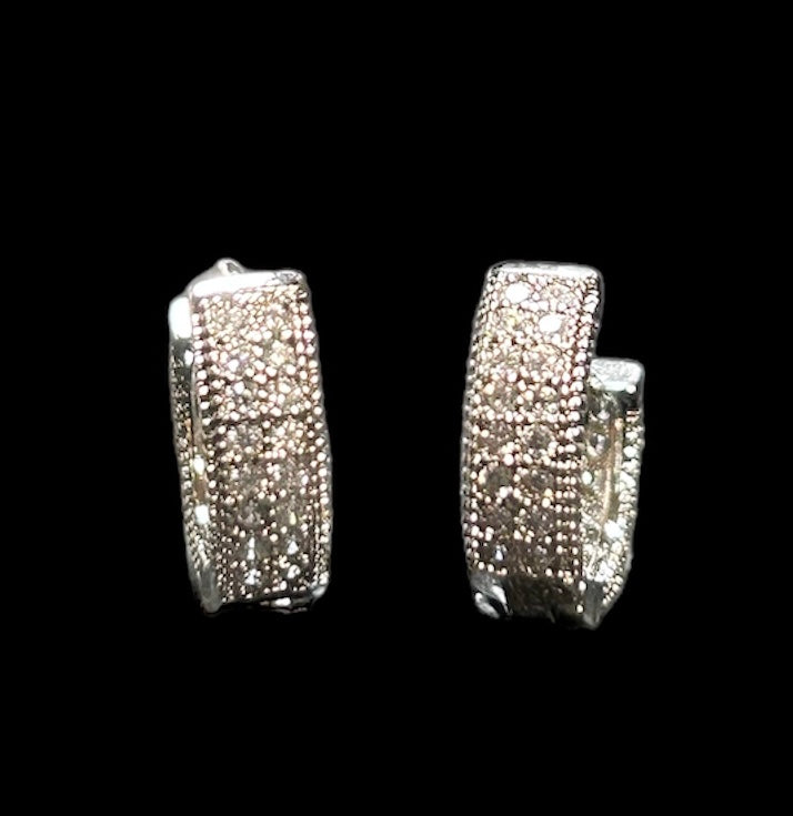 silver ring earrings 