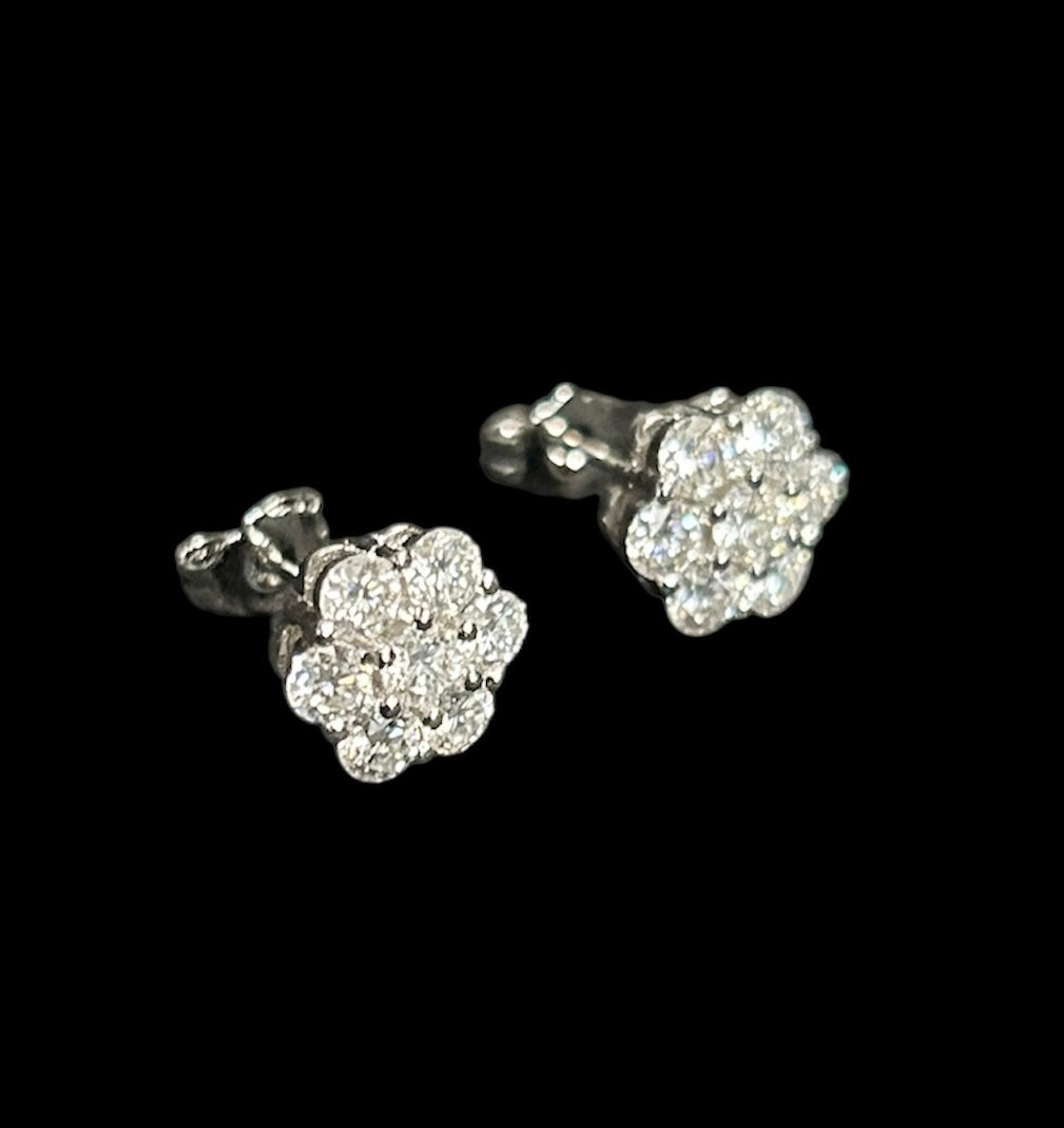 シルバー　サークル　ピアス