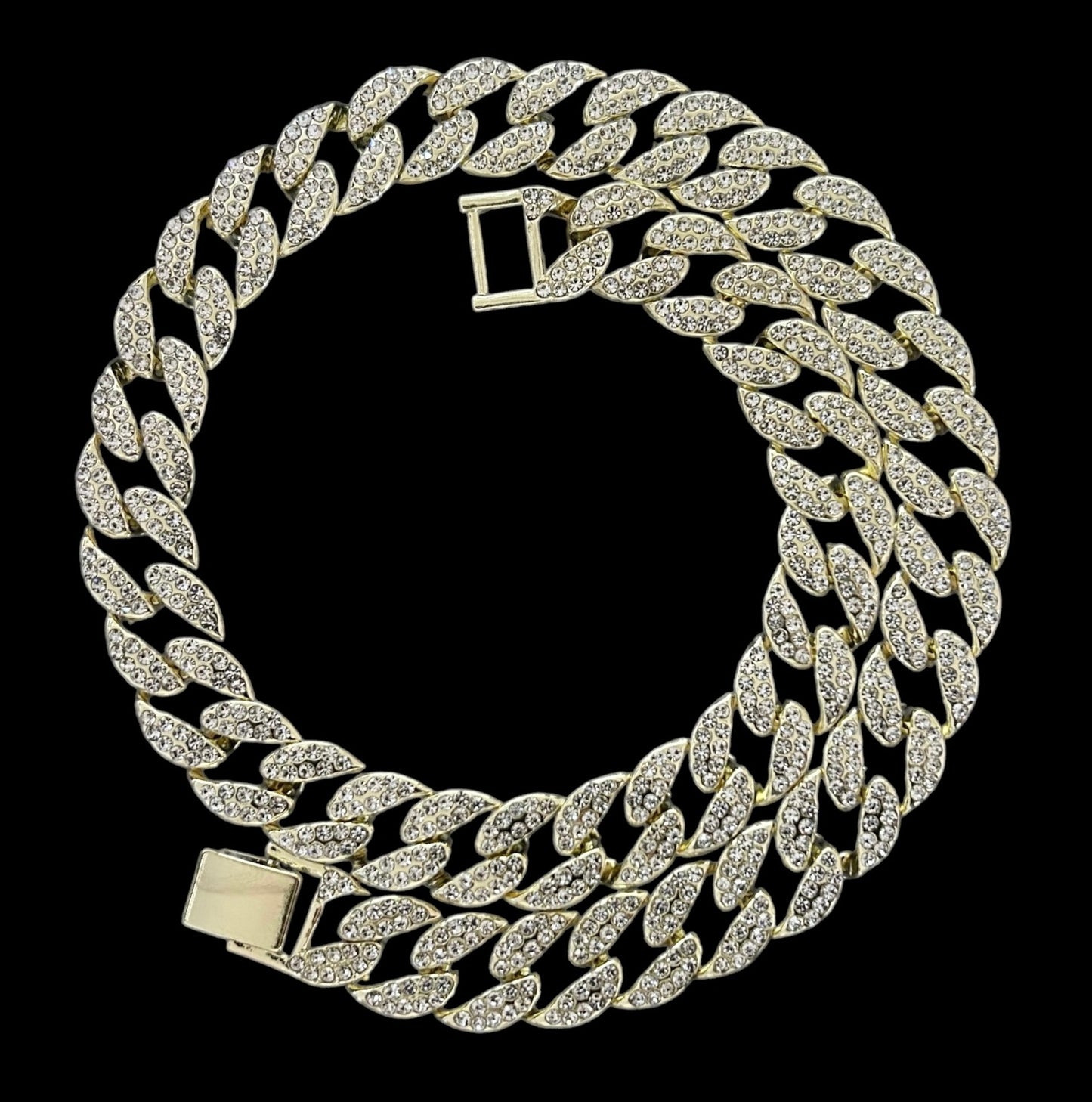 gold cuban chain necklace