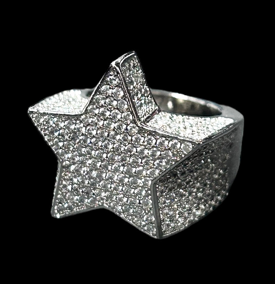 silver star ring