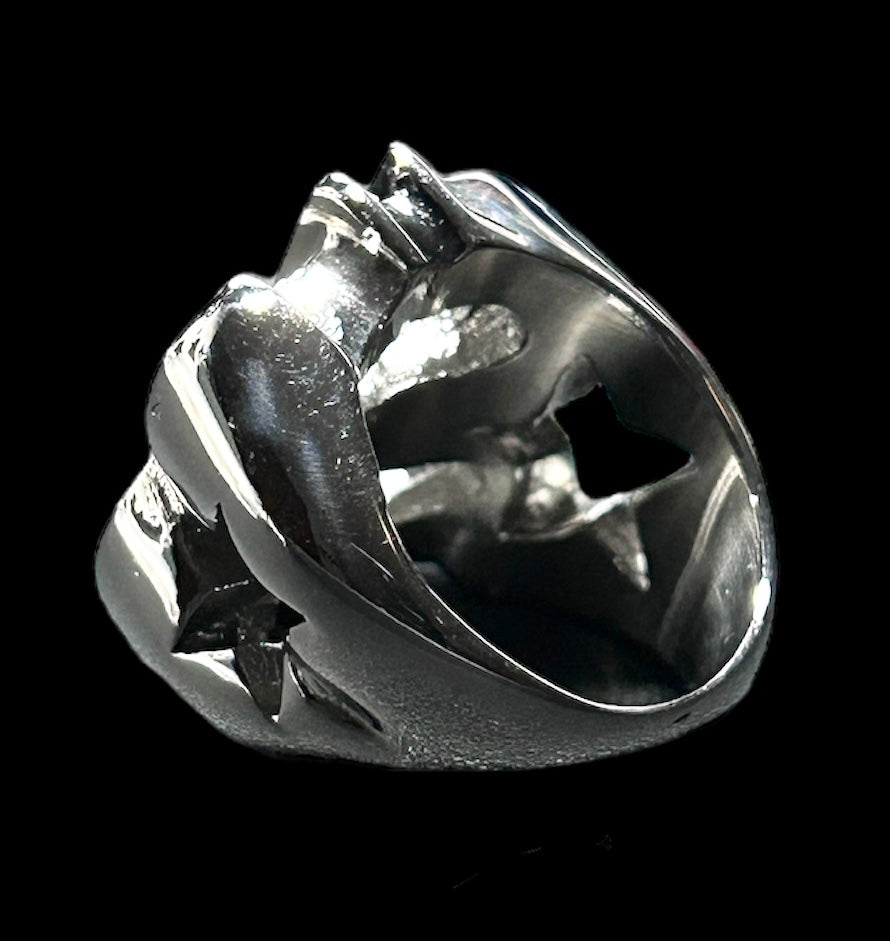 silver dollar ring