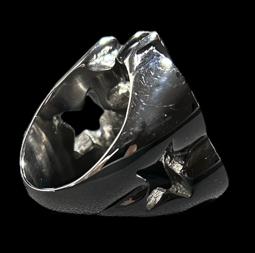 silver dollar ring